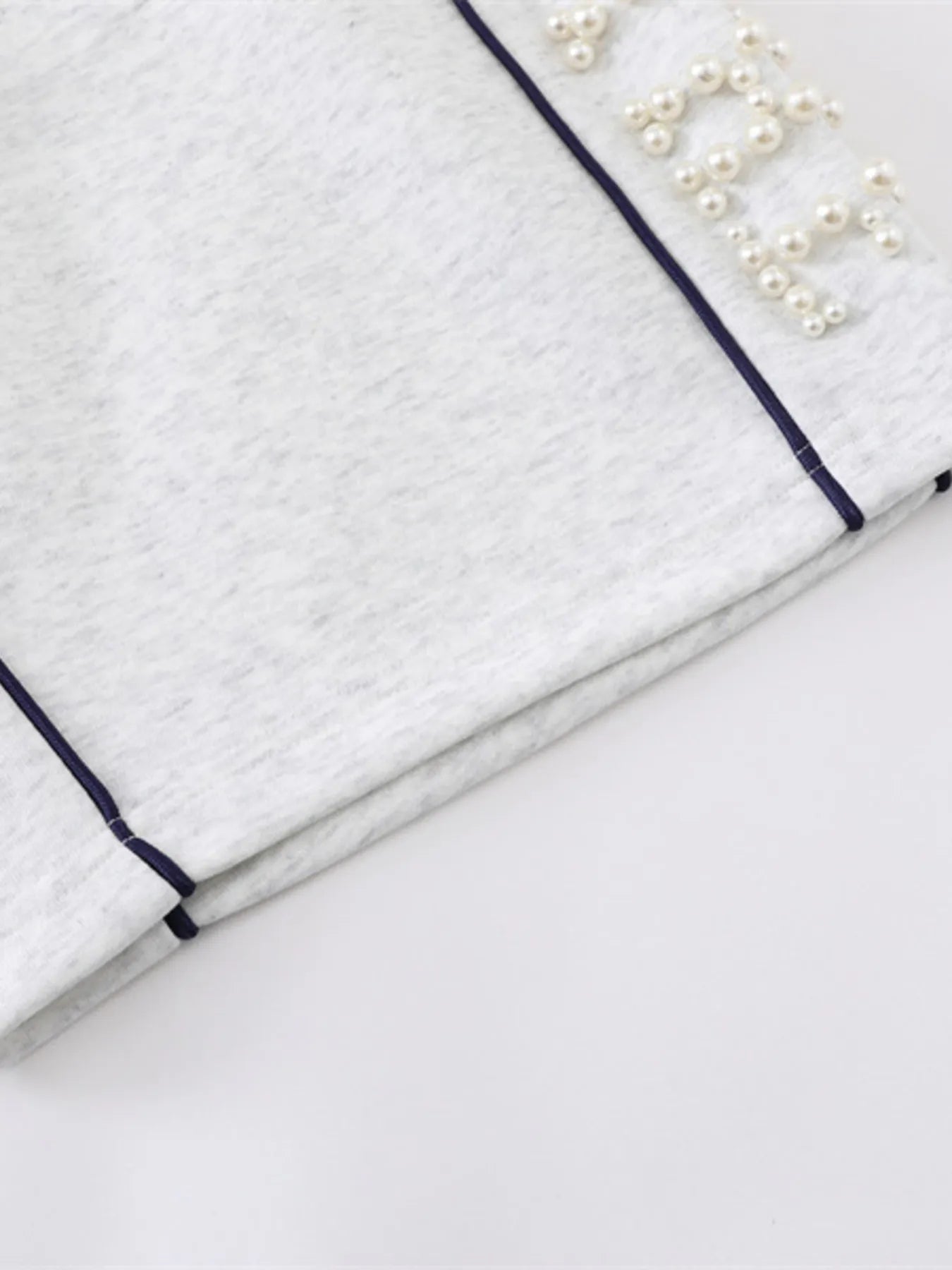 Men's Drawstring Pearl Detail Shorts - Farnelli