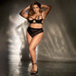 Mapale Rylee Open Bra & Sheer High Waist Panty-3