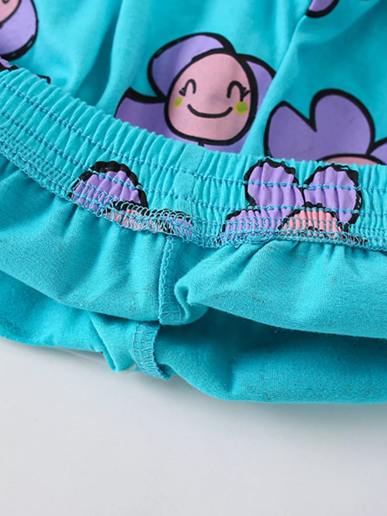 Children's Round Neck Top and Shorts Set - Farnelli