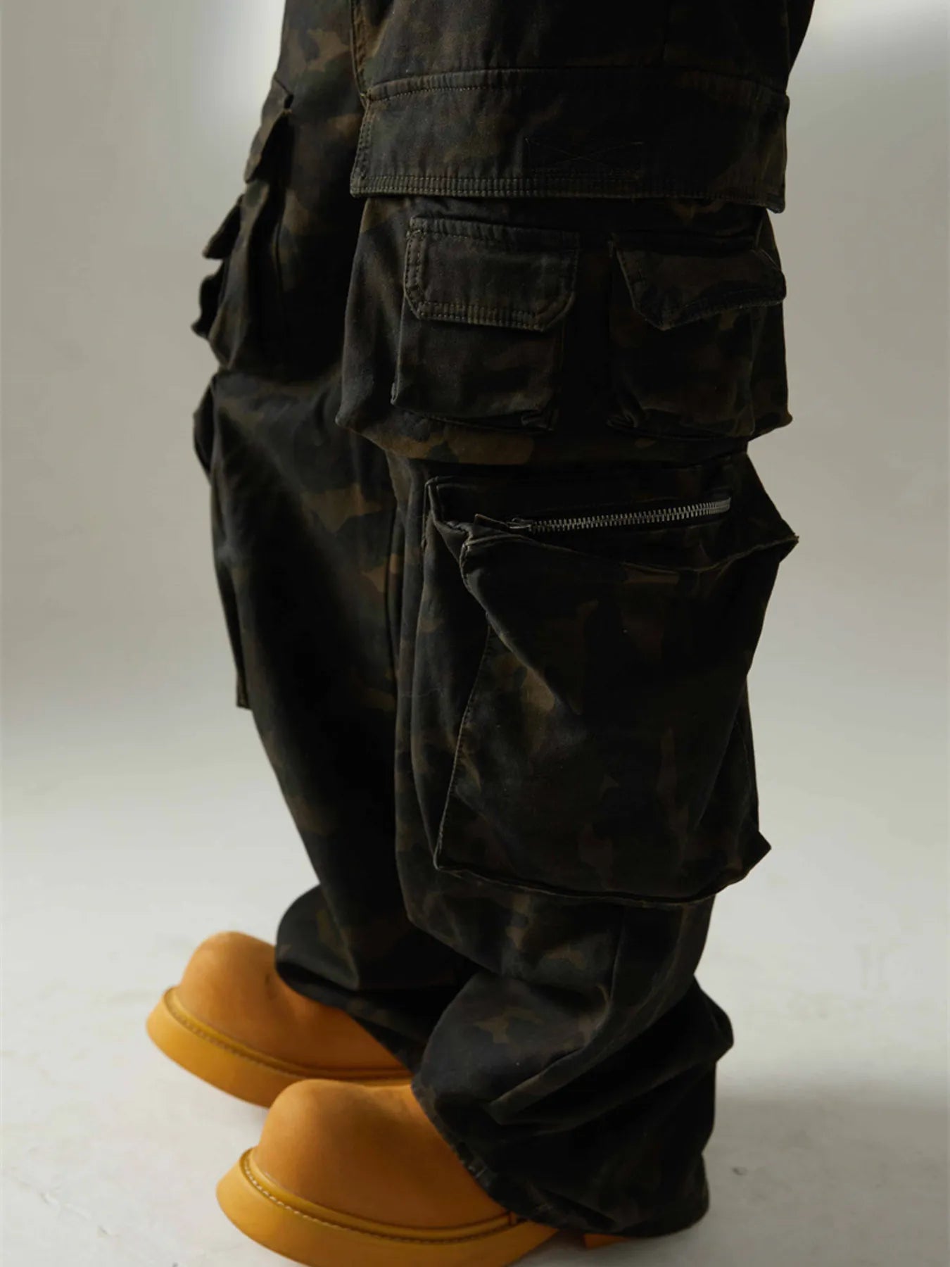 Men's Camouflage Cargo Jeans - Farnelli