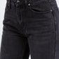 American Bazi High Waist Distressed Cropped Straight Jeans - Farnelli