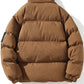 Men's Plus Size Zip Up Long Sleeve Puffer Jacket - Farnelli