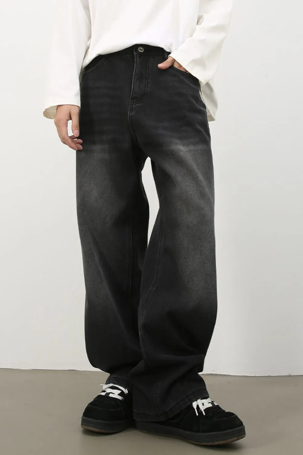 Men's Wide Leg Jeans - Farnelli
