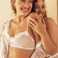 Soft Sheer Demi Bra & Garter Belt String Panty Set Mapale Emmie-2