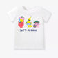 Children's Cute Cartoon Graphic Short Sleeve T-Shirt - Farnelli