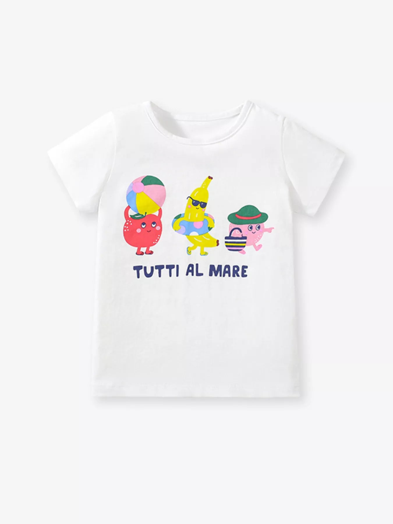 Children's Cute Cartoon Graphic Short Sleeve T-Shirt - Farnelli