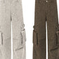 Men's Wide Leg Cargo Jeans - Farnelli