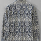 Men's Plus Size Printed Button Up Long Sleeve Shirt - Farnelli