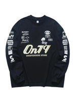 Men's Graphic Round Neck Long Sleeve T-Shirt - Farnelli