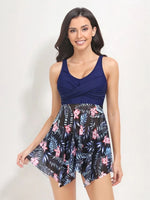 Printed Wide Strap Two-Piece Swim Set - Farnelli