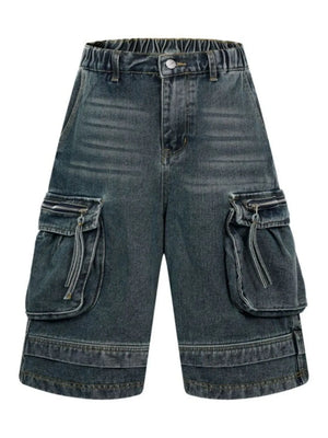 Men's Cargo Denim Shorts - Farnelli
