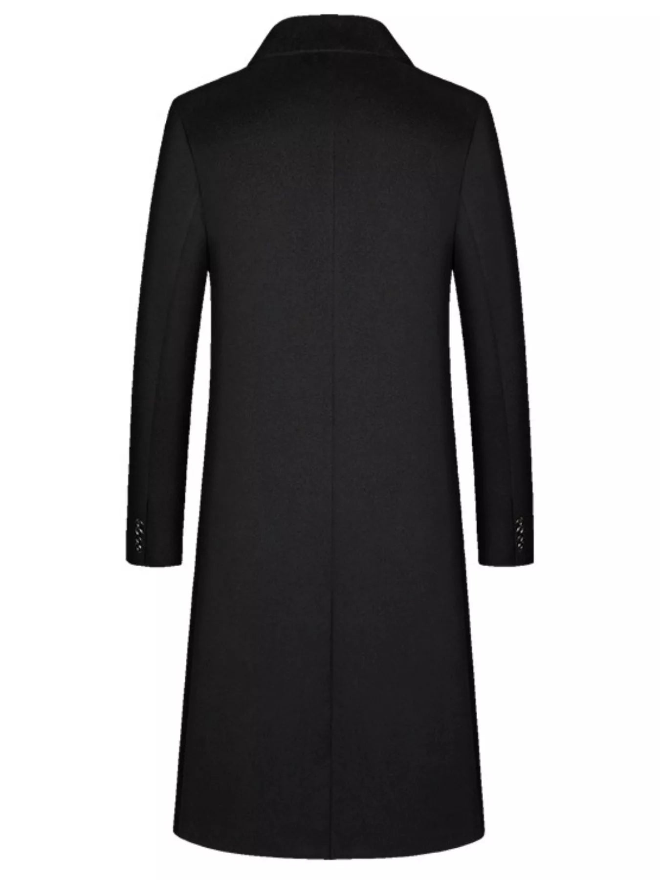 Men's Classic Button Up Overcoat - Farnelli