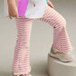 Children's Unicorn Graphic Tee and Striped Pants Set - Farnelli