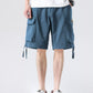 Men's Drawstring Wide Leg Cargo Shorts - Farnelli