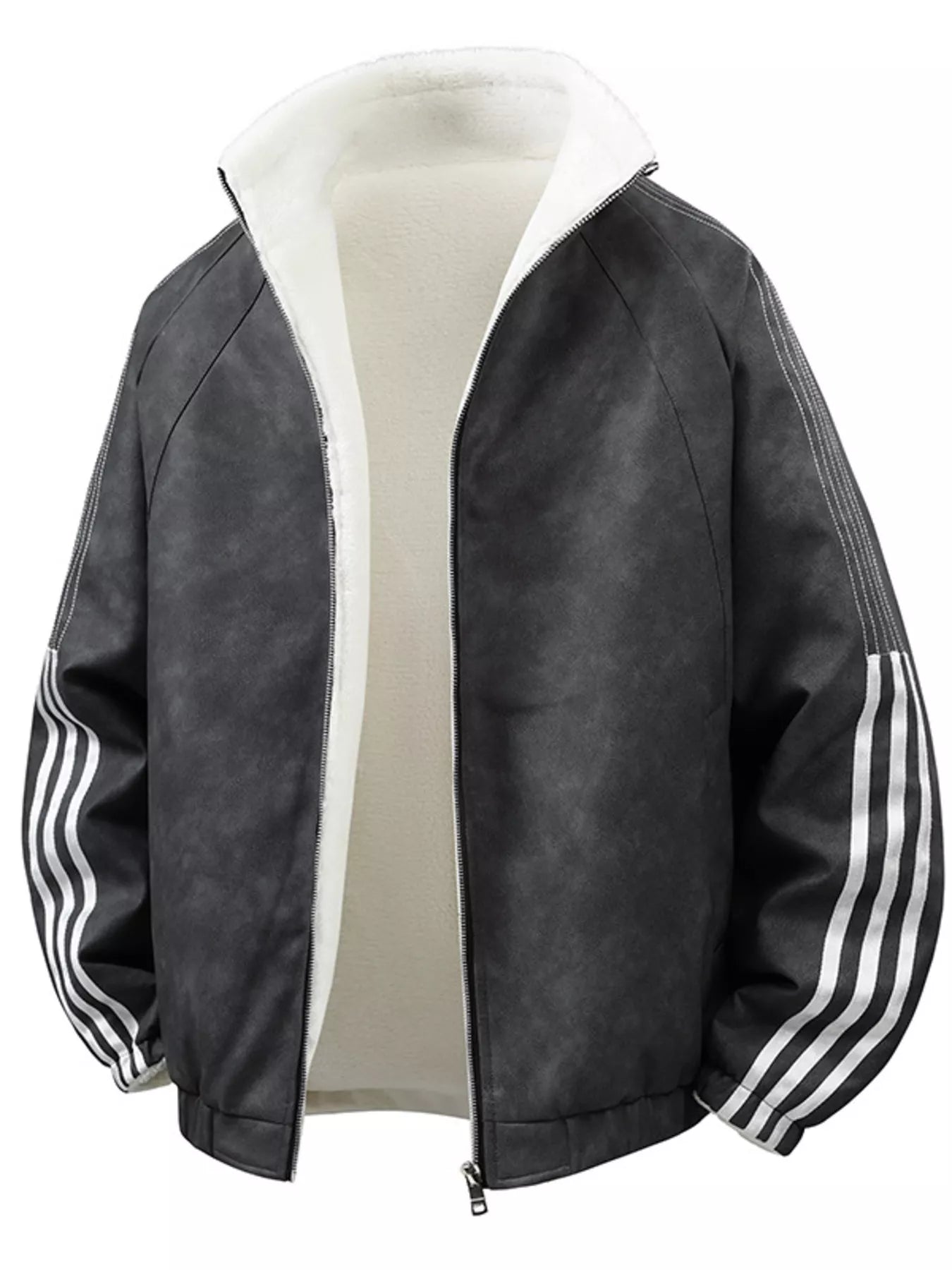 Men's Fleece Lined Zip Up Jacket - Farnelli