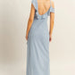 HYFVE Chiffon Ruffle Trim Midi Dress - Farnelli