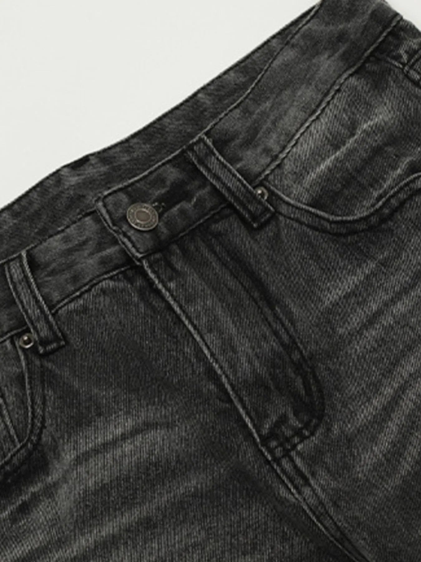 Men's Vintage Washed Straight Leg Jeans - Farnelli