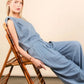 VERY J Solid Woven Top & Pants Set - Farnelli