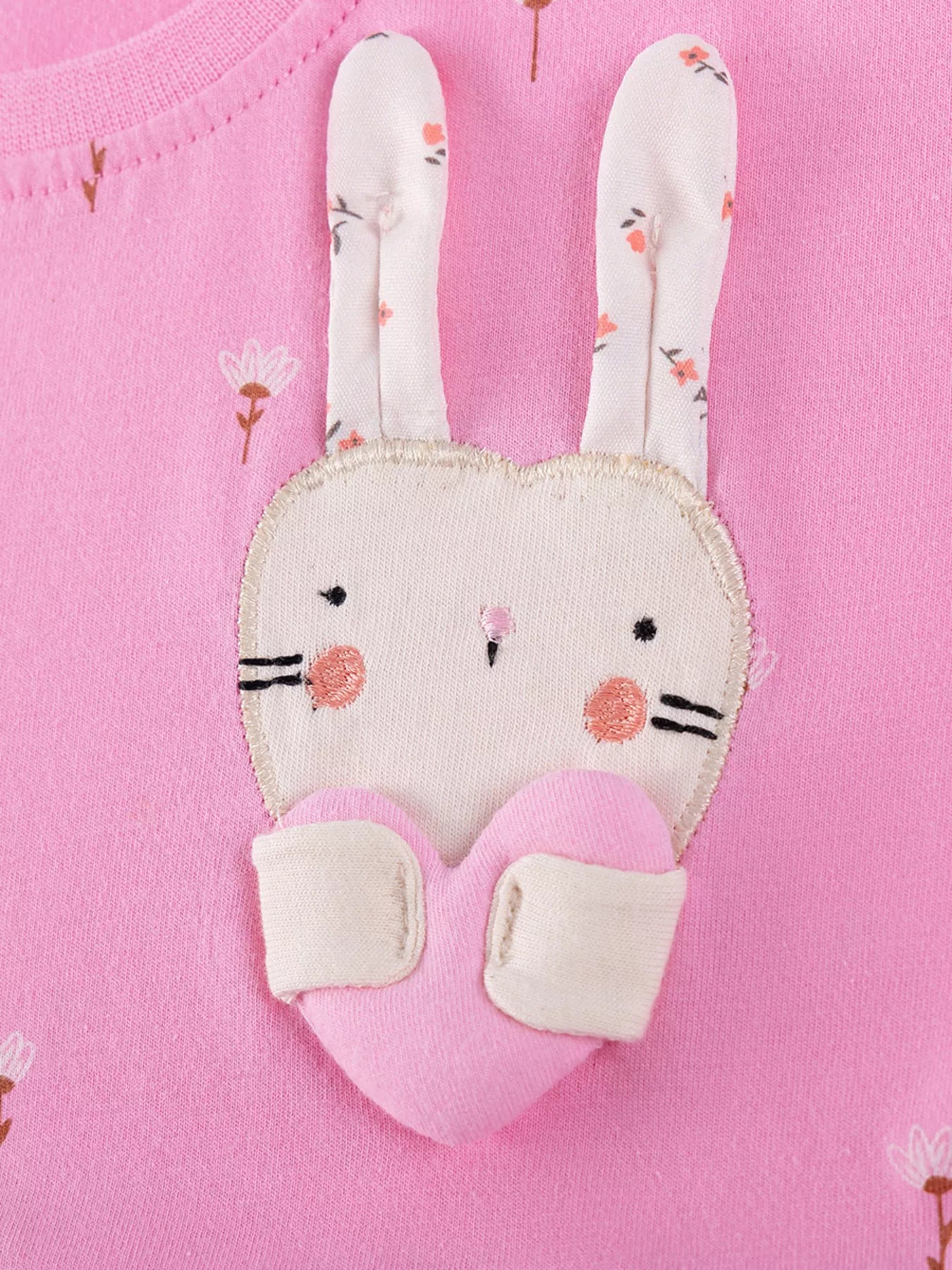 Children's Bunny Applique Casual Dress - Farnelli