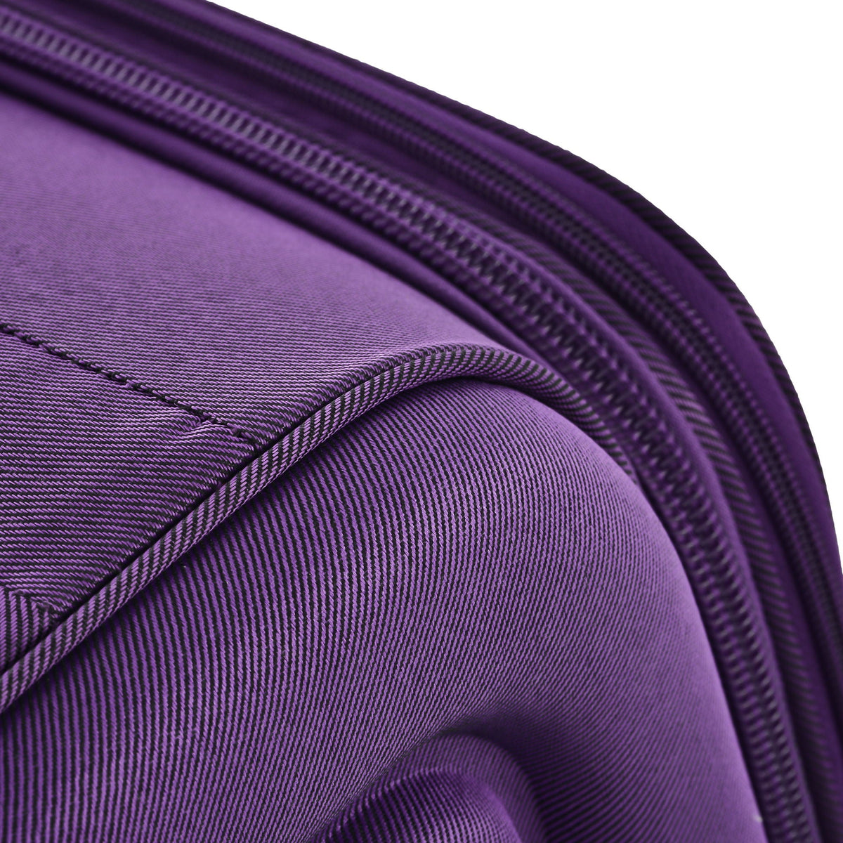 HouseOfZazla expandable softside luggage 3-piece set with spinner wheels in multiple colors