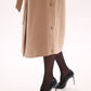 Camille Cashmere Blend Coat in Camel