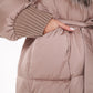 Rei Silver Fox Fully Lined Hood Down Coat in Blush