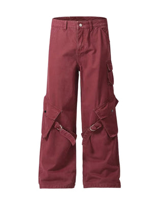 Men's Wide Leg Cargo Pants - Farnelli