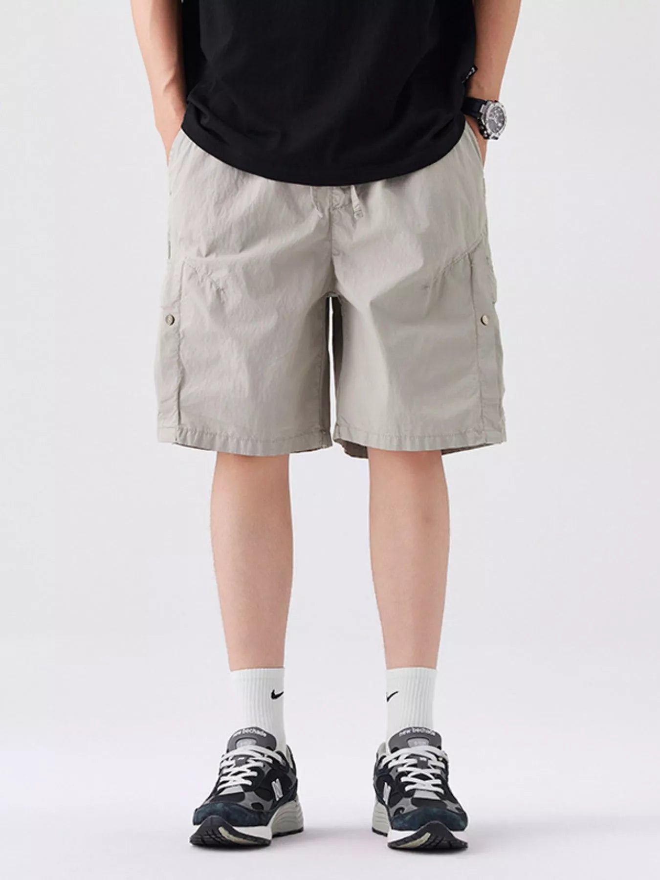 Men's Full Size Loose Fit Cargo Shorts Plus Size - Farnelli