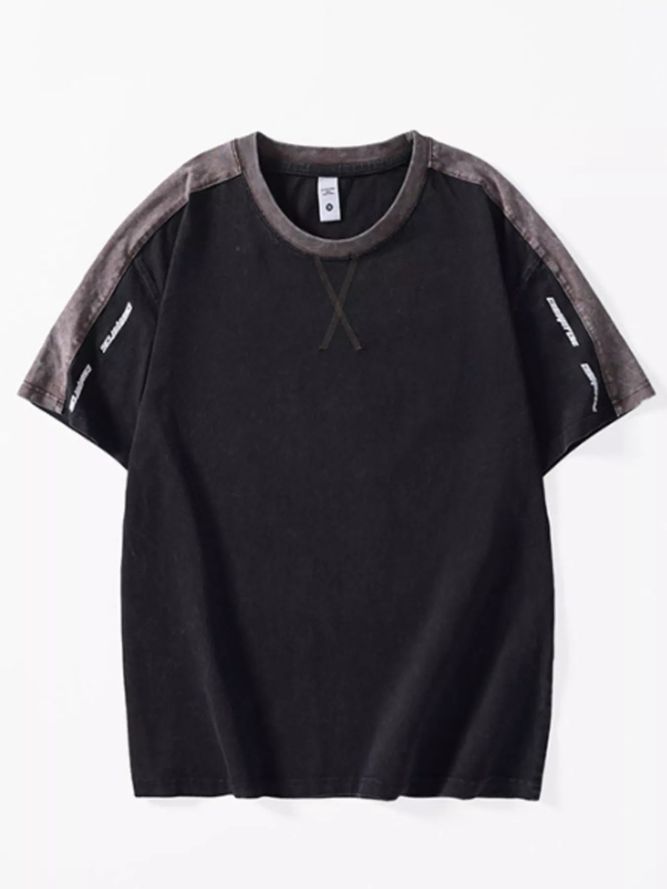 Men's Plus Size Round Neck Short Sleeve T-Shirt - Farnelli