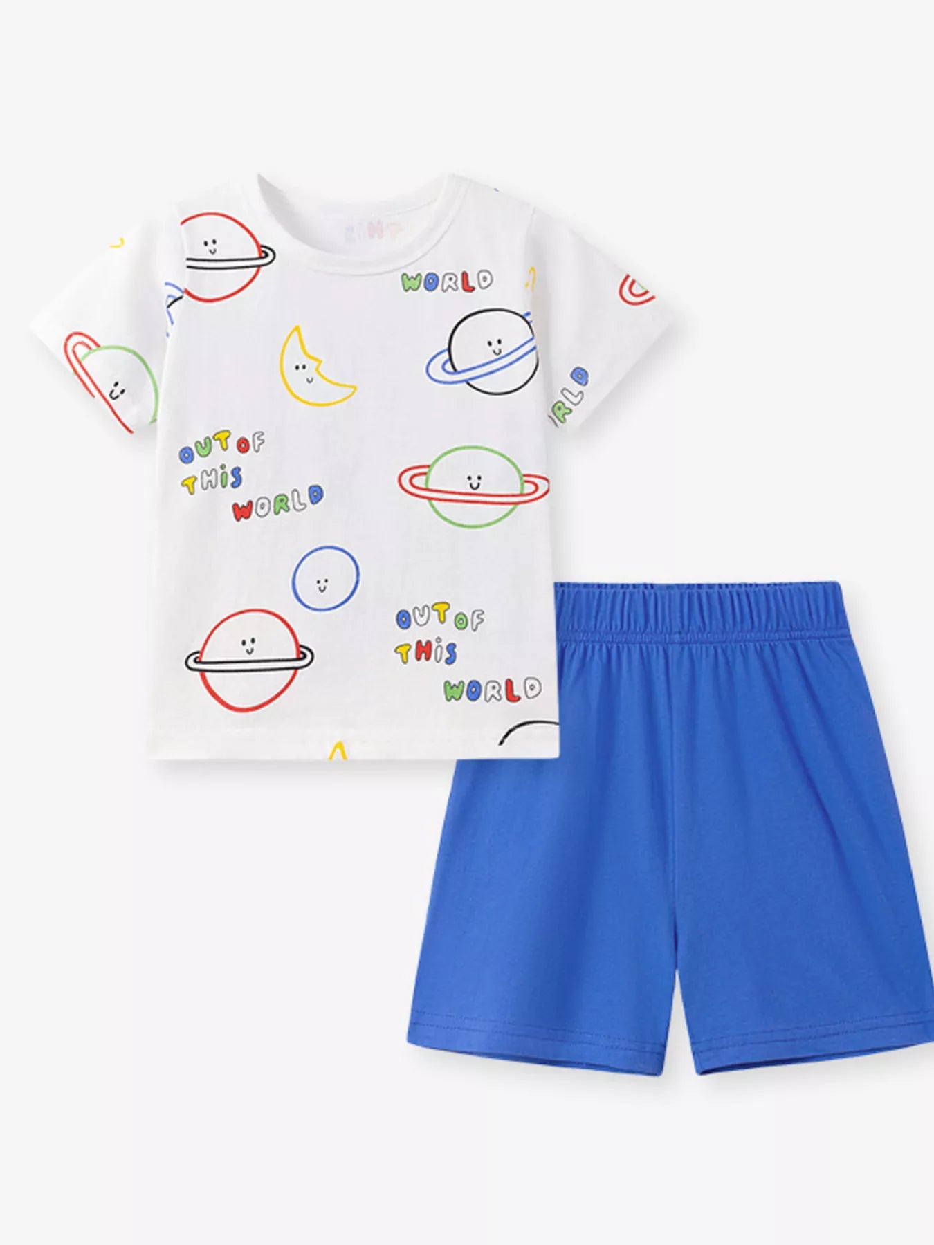 Children's Printed Tee & Shorts Set - Farnelli