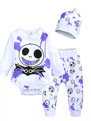 Children's Halloween Bodysuit and Pants Set with Hat - Farnelli