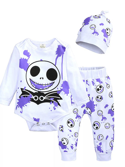 Children's Halloween Bodysuit and Pants Set with Hat - Farnelli