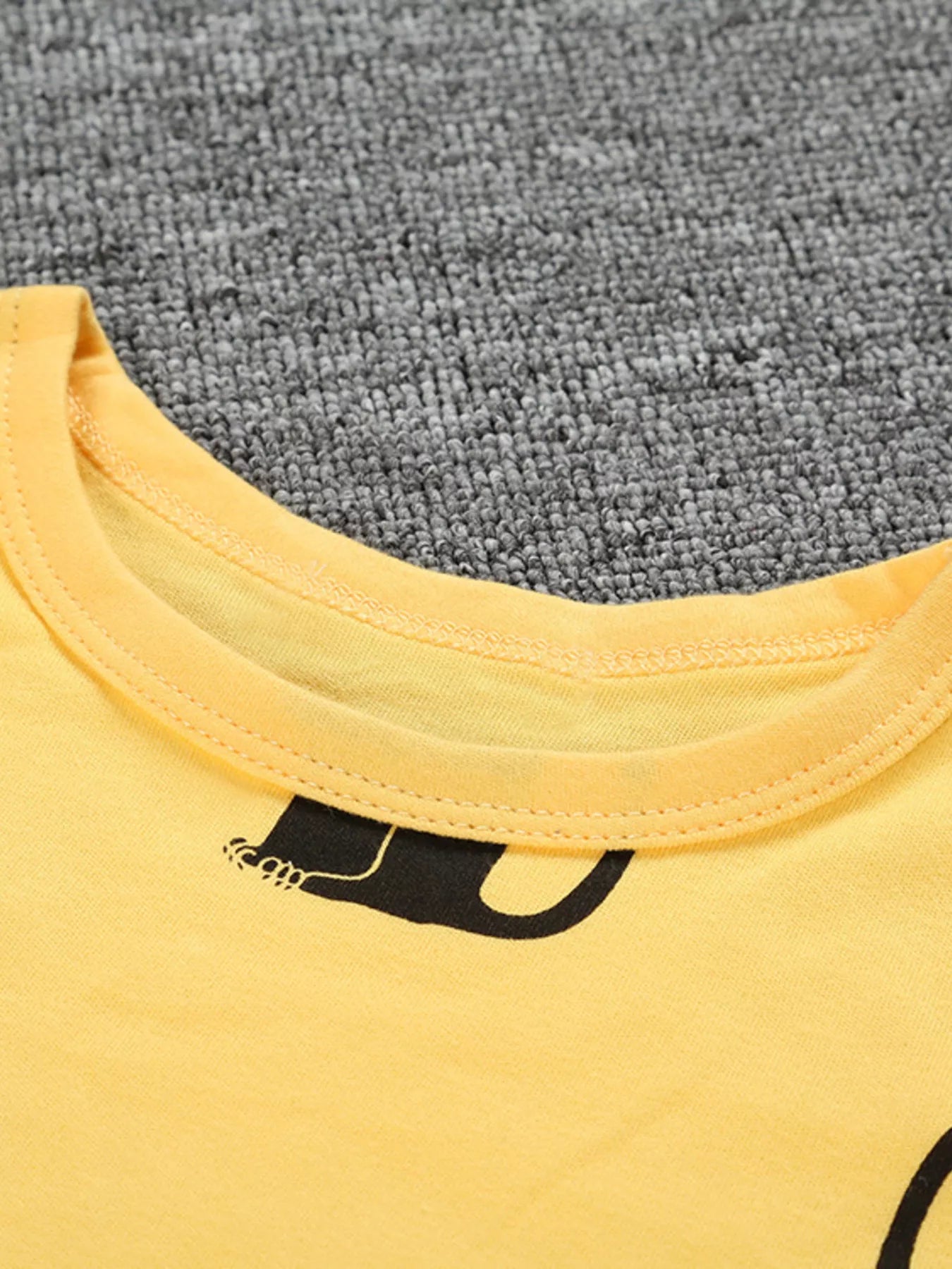 Children's Cute Cat Print Long Sleeve Top and Pants Set - Farnelli