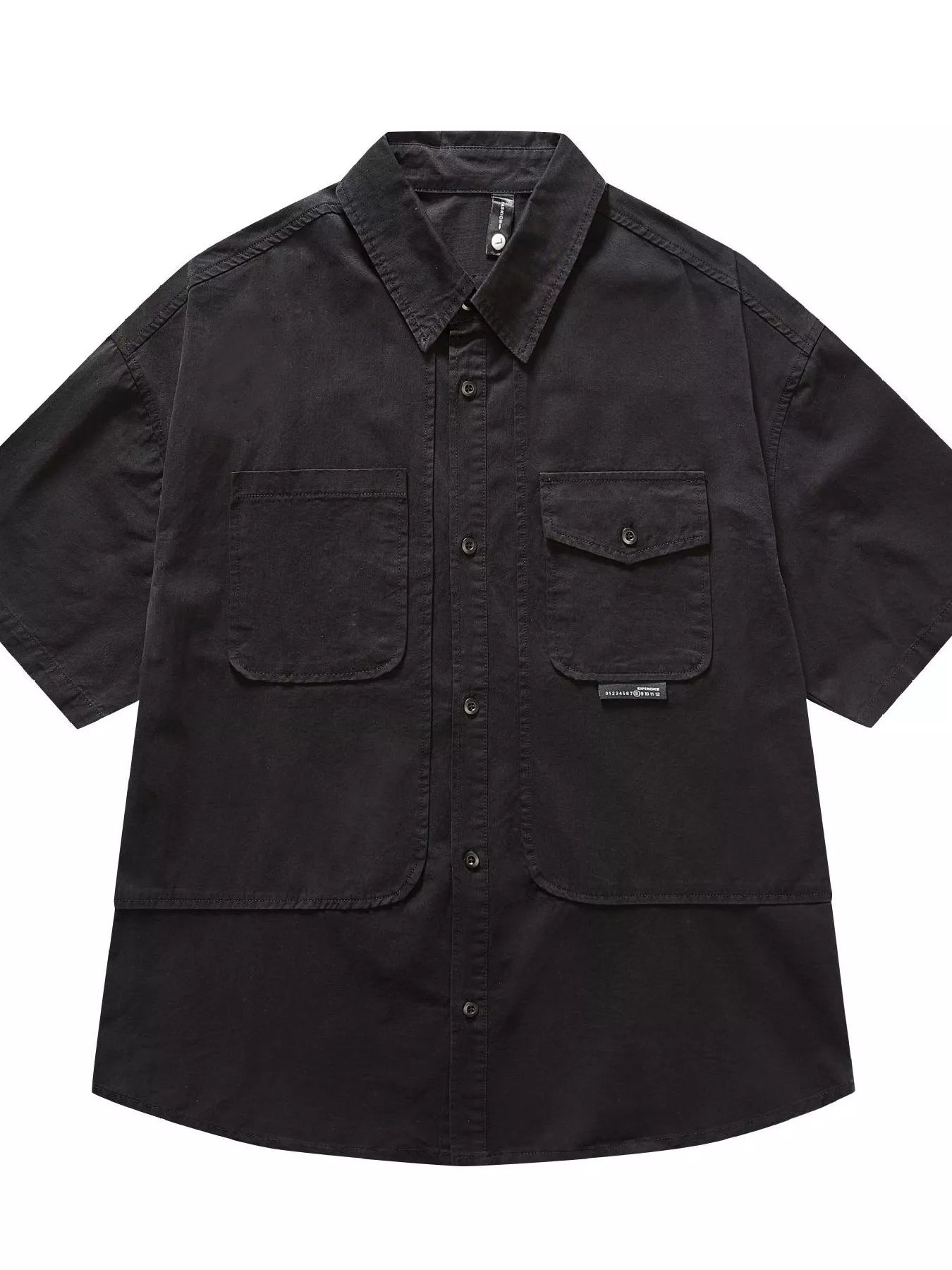 Men's Full Size Button Up Half Sleeve Shirt Plus Size - Farnelli
