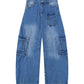 Men's Wide Leg Cargo Jeans - Farnelli
