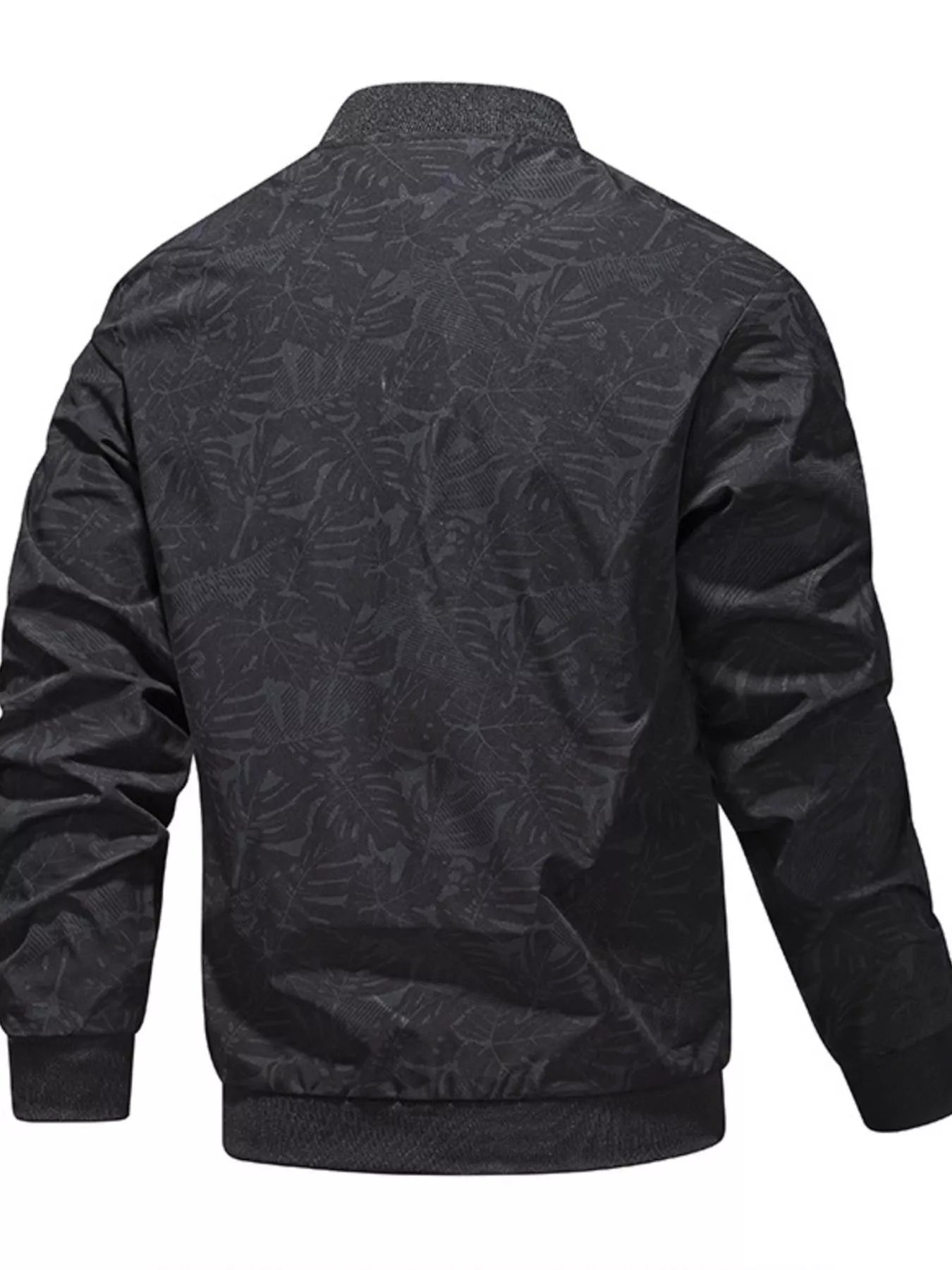 Men's Plus Size Zip Up Lightweight Bomber Jacket - Farnelli