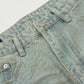Men's Vintage Washed Wide Leg Jeans - Farnelli