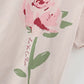 Children's Flower Round Neck Tee and Shorts Set - Farnelli