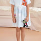 Children's Cartoon Animal Casual Dress - Farnelli