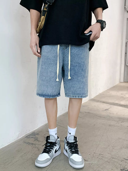 Men's Casual Loose Fit Denim Shorts - Farnelli