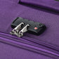 HouseOfZazla expandable softside luggage 3-piece set with spinner wheels in multiple colors
