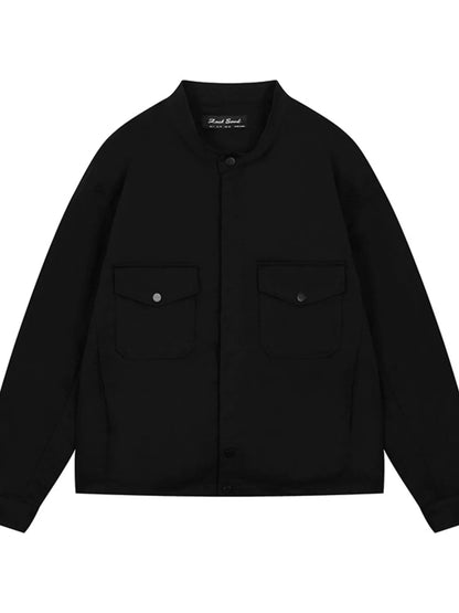 Men's Long Sleeve Jacket with Chest Pockets - Farnelli