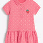Children's Button Detail Short Sleeve Dress - Farnelli