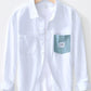 Men's Plus Size Button Up Long Sleeve Shirt - Farnelli