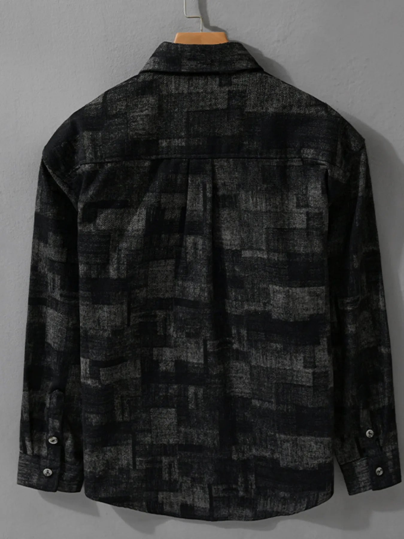 Men's Plus Size Vintage Plaid Button-Down Shirt - Farnelli