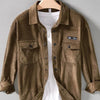 Men's Button Up Long Sleeve Shirt - Khakis
