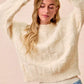 BiBi Checker Board Drop Shoulder Sweater - Farnelli