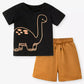 Children's Dinosaur Graphic Tee and Shorts Set - Farnelli