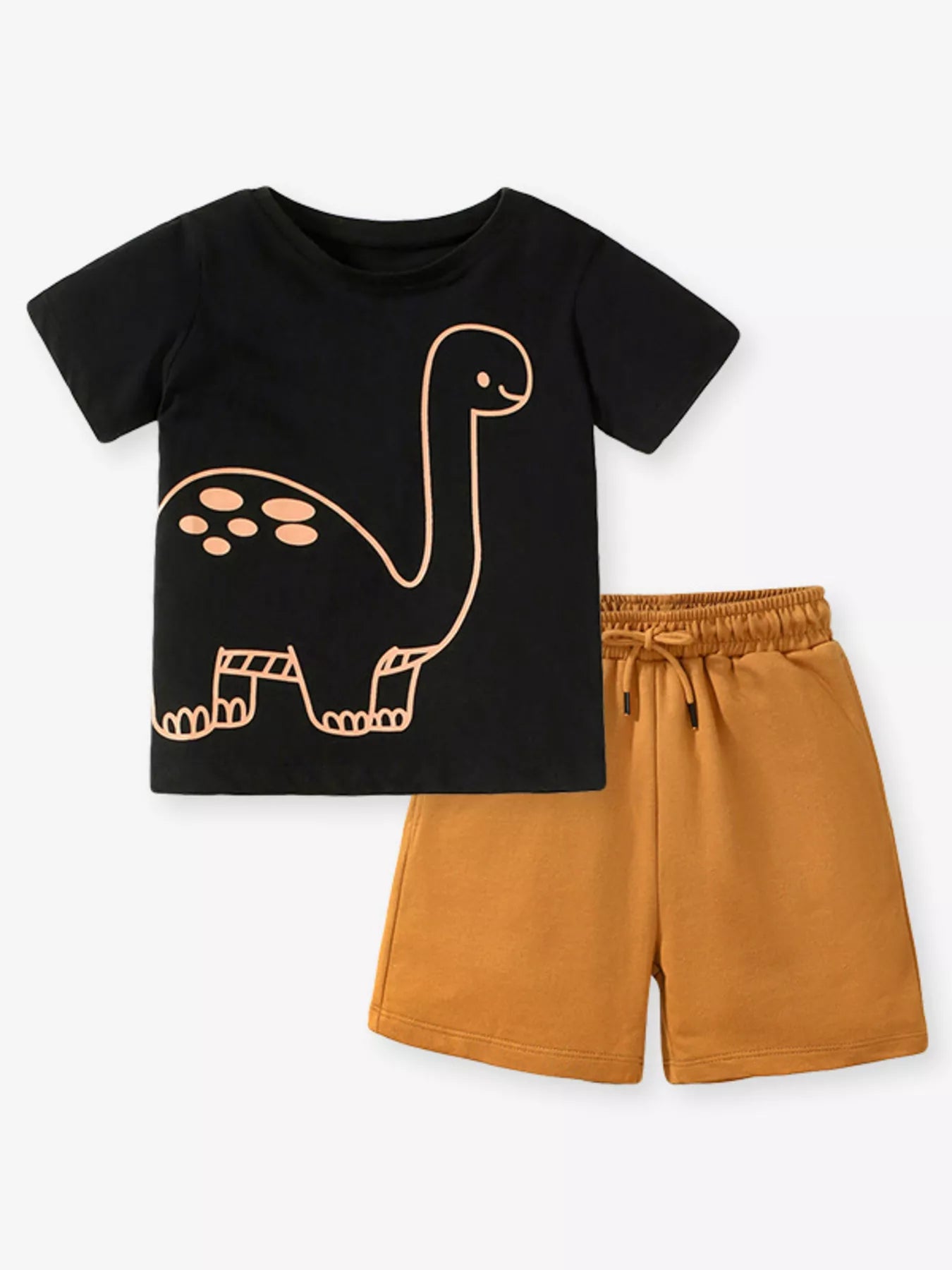 Children's Dinosaur Graphic Tee and Shorts Set - Farnelli