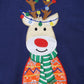 Children's Reindeer Embroidered Christmas Outfit Set - Farnelli